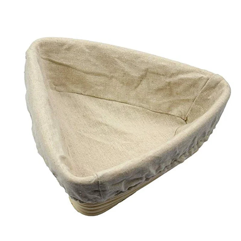 Rattan Bread Proofing Basket with Listed Linen Liner, Round or Oval Sourdough Banneton Selections and Separate Tool or Multi-Piece Options for Home Bread Making