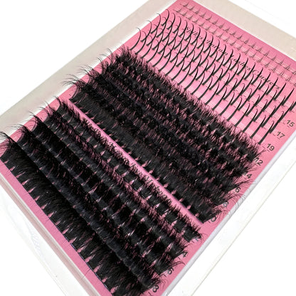 Multi-Row Lash Clusters and Spikes with Manga Style Options, 14, 15, 16 and 30-Row Labels Across 22 Selections for Adult Creative Eye Makeup Looks