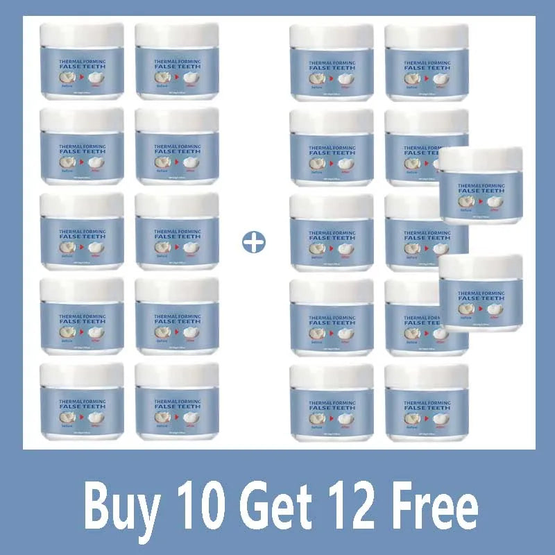 Moldable Tooth Beads and Granules with Listed 20g Packaging, Q6N2 Thermal-Fit Wording and Single or Promotional Quantity Options for Dental Review