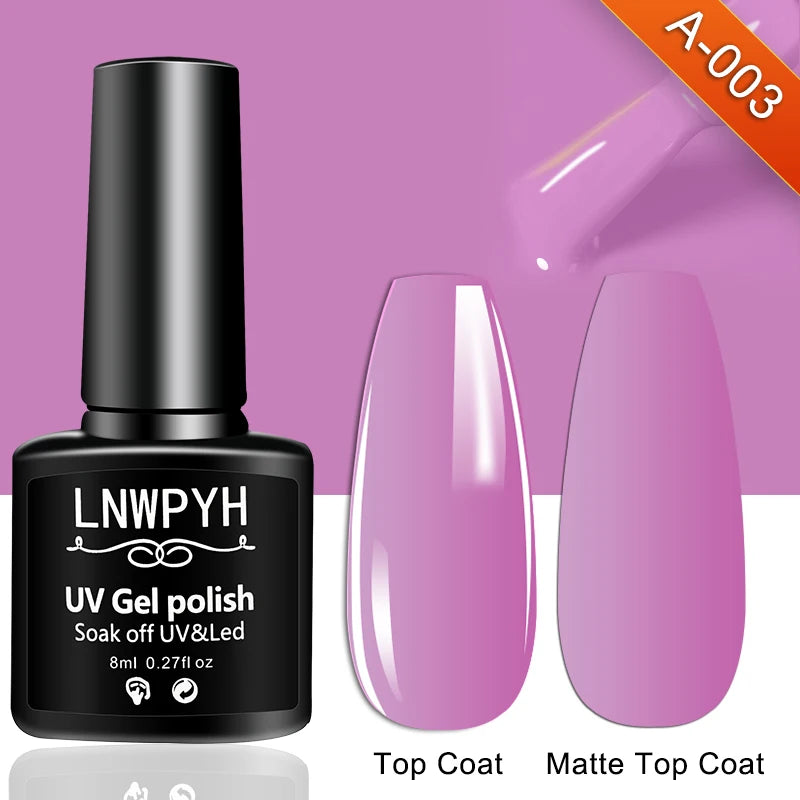 18-Color Gel Nail Polish Kit by LNWPYH with Three Extension Gel Colors, Base and Top Coats, UV LED Lamp and Nail Drill Reference for Adult Manicure Designs