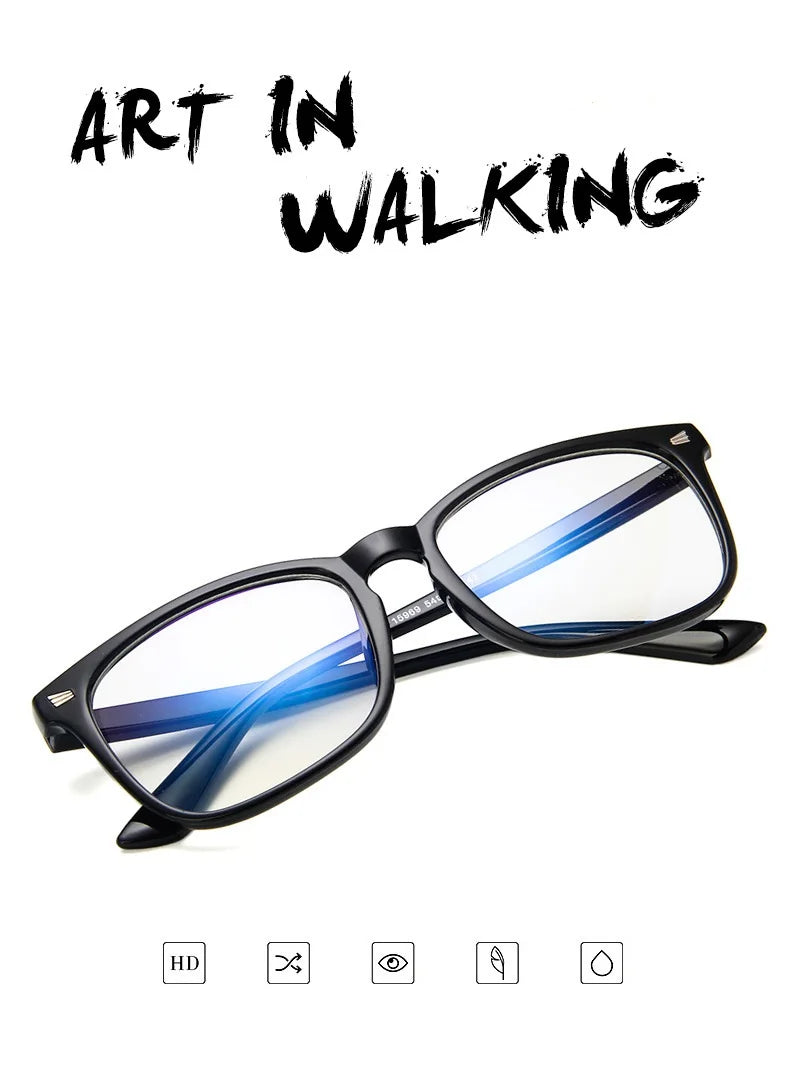 1/3PCS Minimalist Square Transparent Lens Glasses - Blue Light Barrier Suitable For Daily And Casual Wear 15969