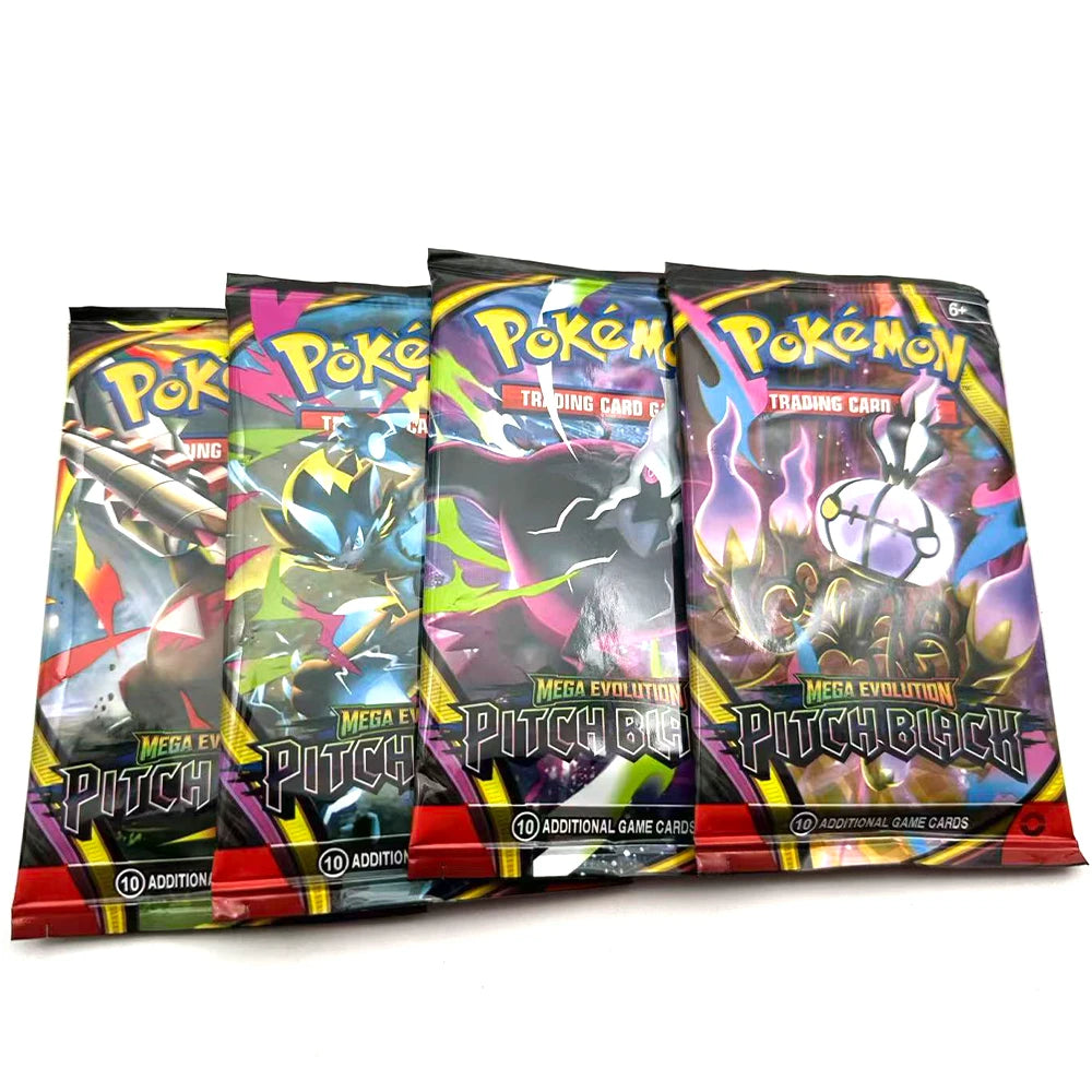 Pokemon Trading Card Assortment with English-Language Listing, Five-Bag, Ten-Bag and Box Options for Card Sorting, Collection Displays and Casual Hobby Use