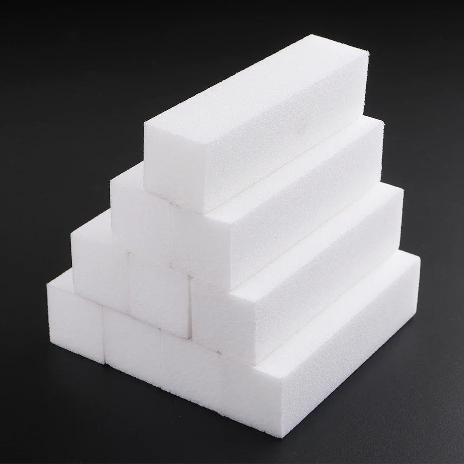 1/20Pcs Nail Art Buffer Block - Nail File for Pedicure Manicure Care Gel Polish Accessories - Sponge Buffer for Tips And Care