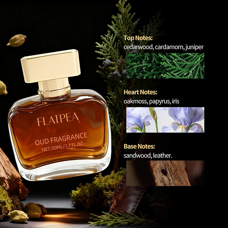 Unisex Arabian Perfume with Listed Sandalwood and Agarwood Scent Wording, A, B, C and D 100ml Options or Ebony 50ml Selection for Personal Fragrance and Gifts