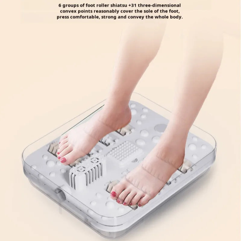 Heated Foot Bath Bucket, Foldable Electric Foot Soaking Tub with Listed Automatic Heating and Massage, Upgraded Model with EU Reference for Home Use