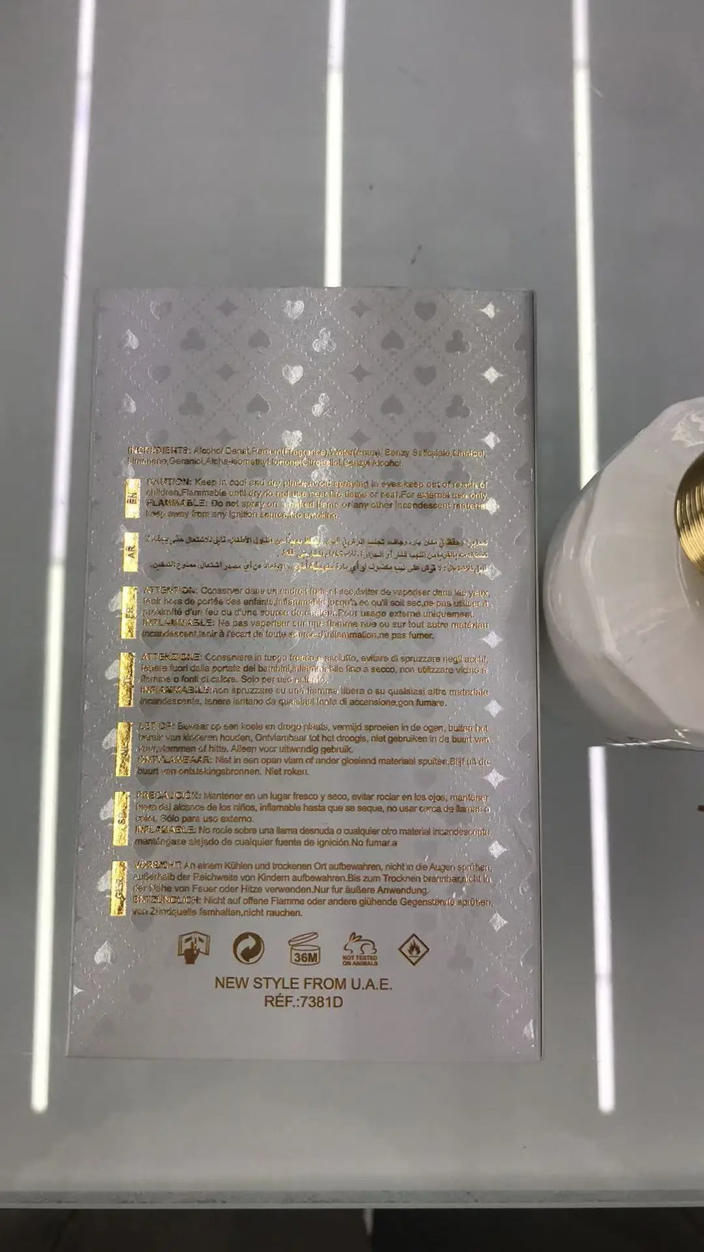 Mens Perfume Spray with Listed 100ml Size and Citrus Milk Fragrance Reference, Six Color Label Options for Personal Scent Selection and Gift Shopping