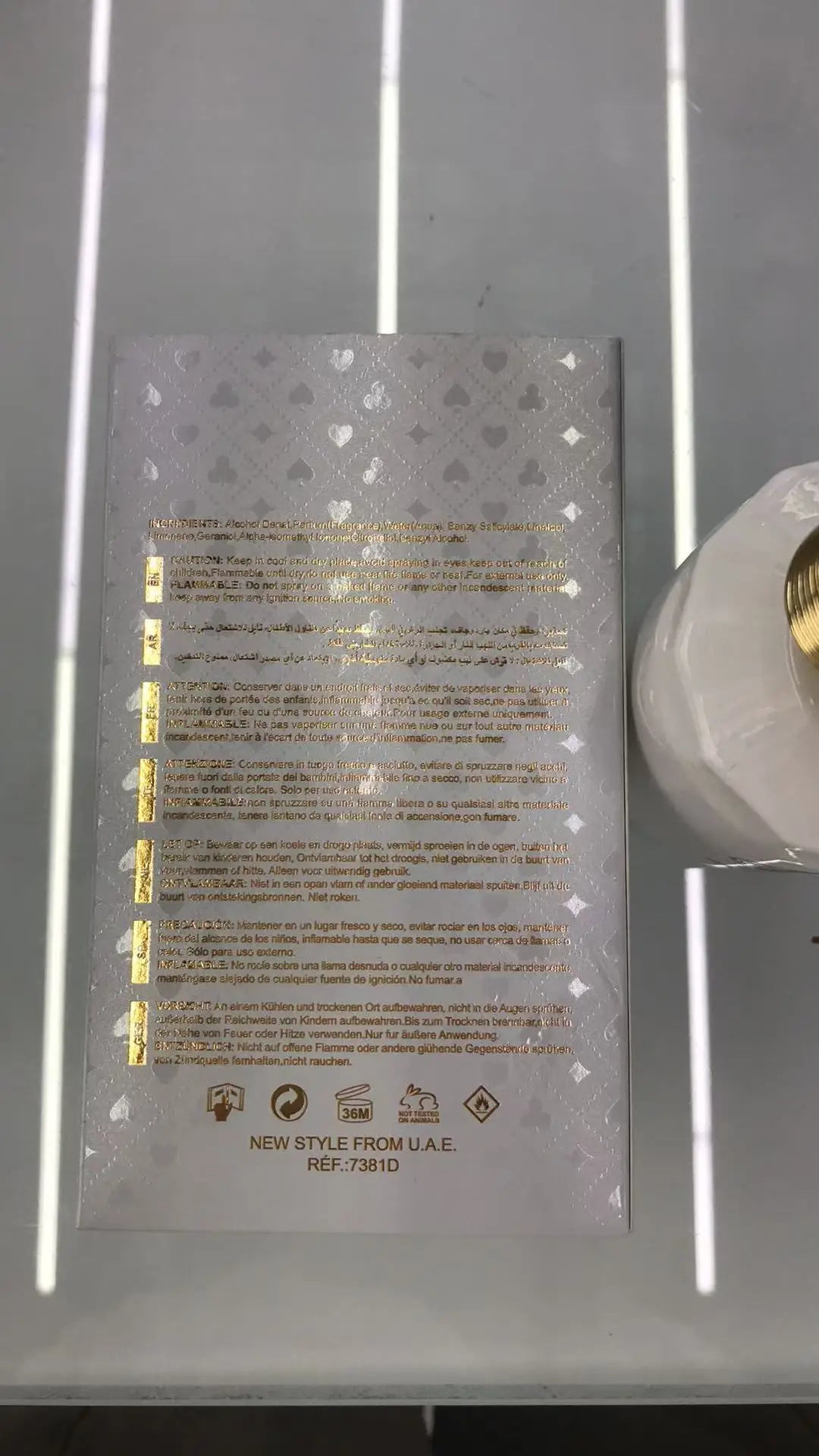 Mens Perfume Spray with Listed 100ml Size and Citrus Milk Fragrance Reference, Six Color Label Options for Personal Scent Selection and Gift Shopping
