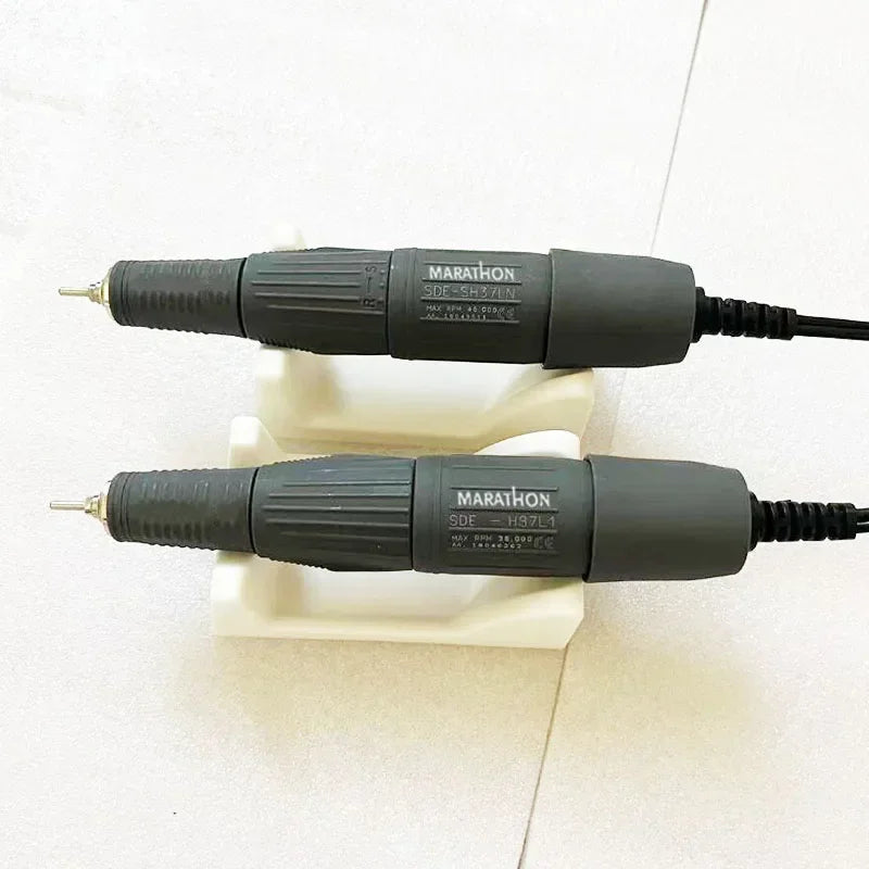 Nail Drill Pen Handpiece in H37L1 or H37LN Options, Listed 2.35mm Bit Fitting and 35,000 or 45,000 RPM References for Compatible Manicure Micromotor Systems