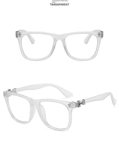 Square Eyeglass Frames for Women and Men with Vintage-Inspired Styling, Seven Coded Fashion Eyewear Options for Everyday Wardrobe and Outfit Coordination