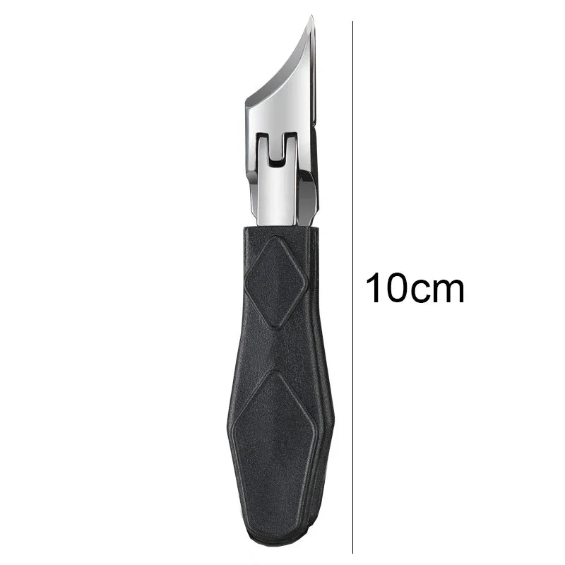Anti-Splash Nail Trimmer for Adults, Manual Nail Clipper for Everyday Home Manicure and Personal Grooming in A-Green, A-Black or B-Blue