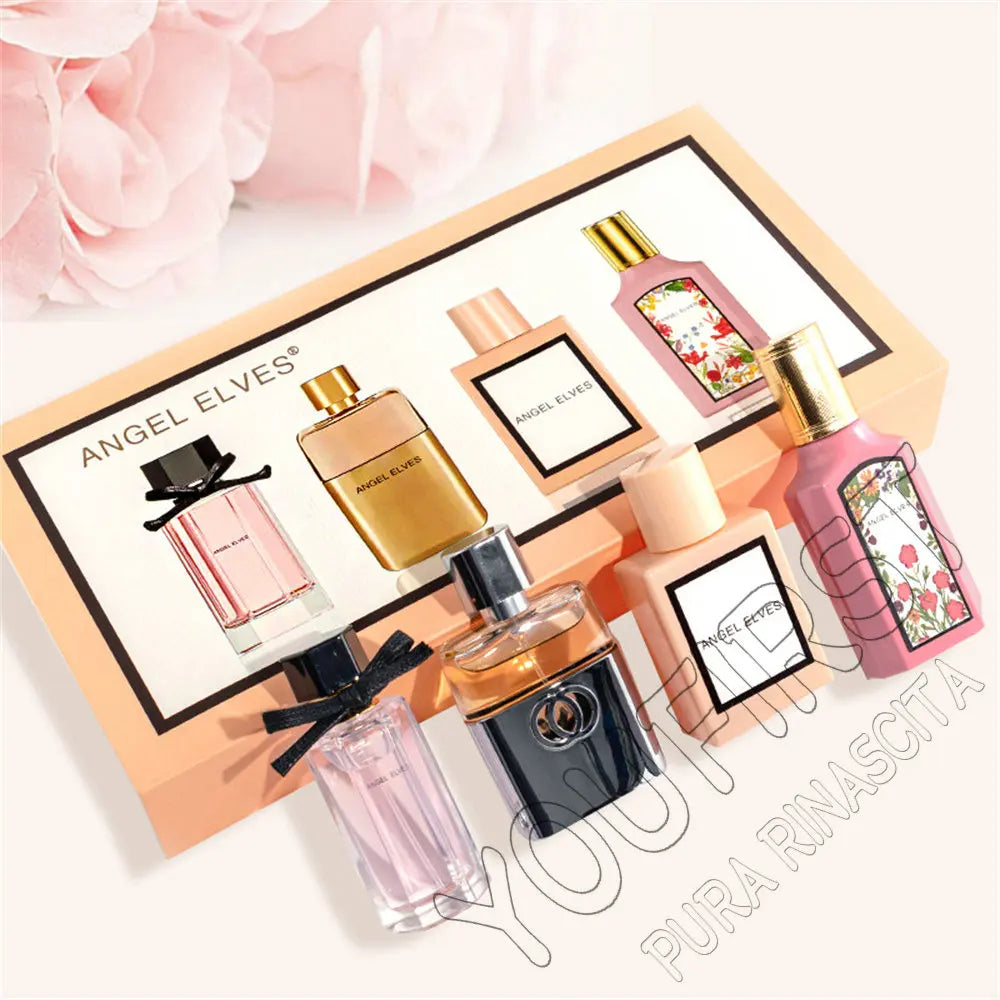 Four-Piece Floral Perfume Set for Women with Listed 30ml Spray Bottles, 120ml Total and Gift Box Reference for Everyday Fragrance and Special Occasions