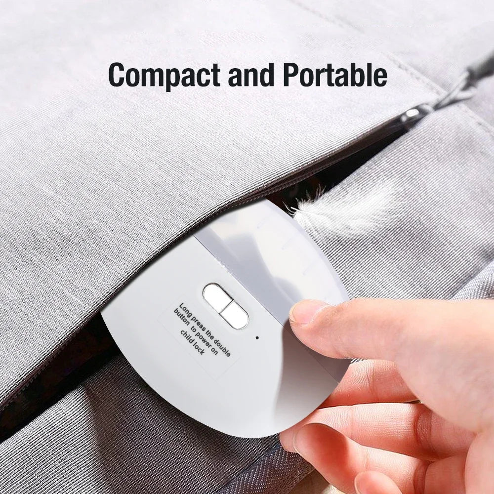 Two-Speed Electric Nail Clipper and Polisher with Auxiliary Light, Type-C Charging and Debris Compartment, White or Purple for Home Nail Care