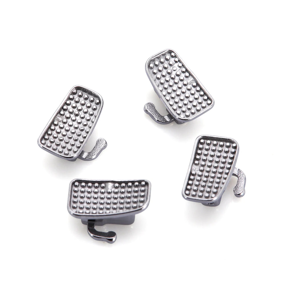 Passive Self-Ligating Brackets by AZDENT, Five Packs with First-Molar Buccal Tubes and Listed 0.022-Inch MBT or Roth Hooks 345 Options for Professional Orthodontic Selection