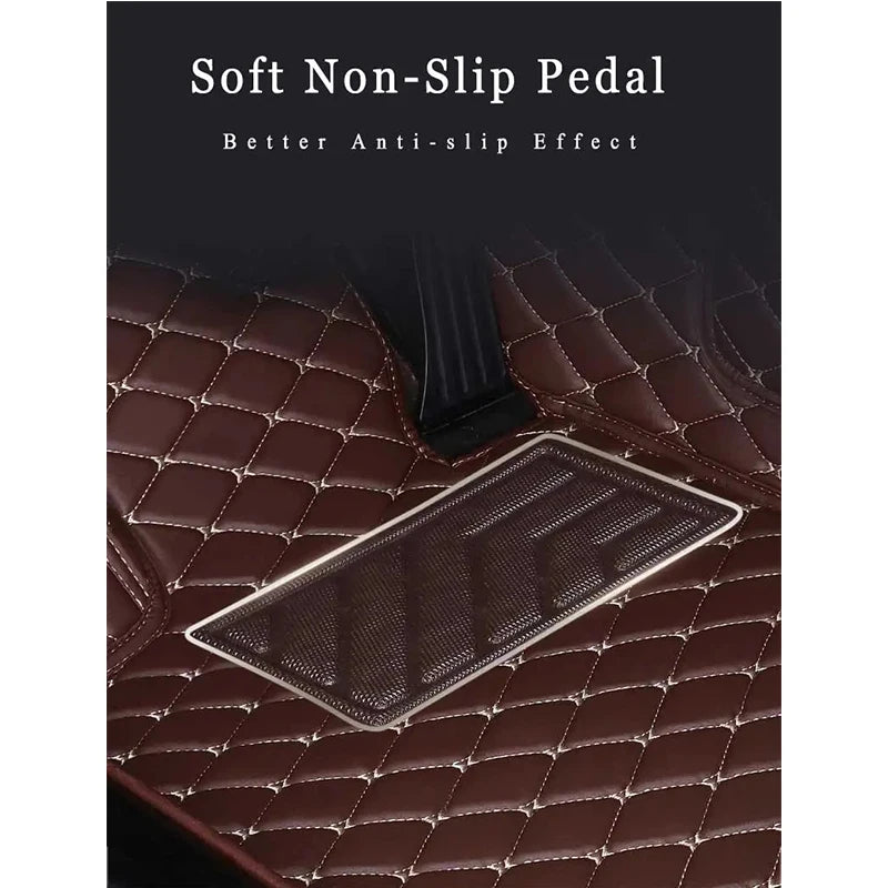 Jetta A5 Car Floor Mats for Listed Volkswagen 2006–2012 Models, Interior Floor Cover Set in Red, Coffee, Beige and Black Combinations with Fit Verification Required