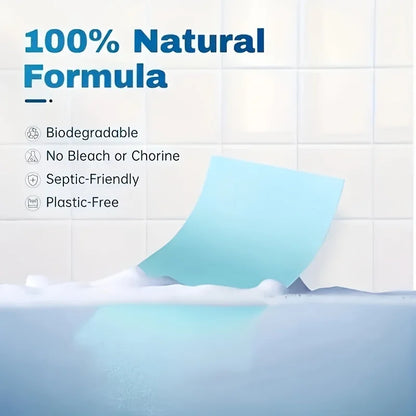 Toilet Cleaning Tabs in 30, 90 or 150 Piece Packs, Household Bathroom Cleaner Tablets for Label-Guided Toilet Care and Compatible Surface Cleaning