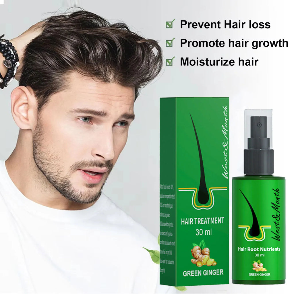 Scalp and Hair Care Spray with Liquid Serum Wording, Single Listed Product Option for Personal Grooming with Formula and Use Directions to Review Before Application