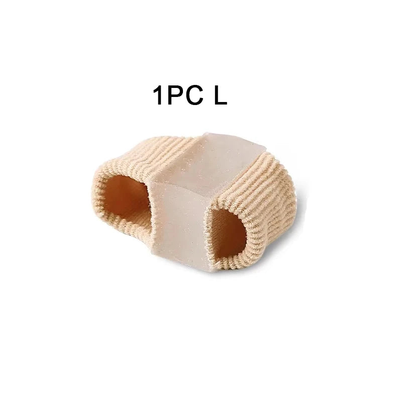 Toe Spreader in Soft Silicone with Small or Large Size Options, Single-Piece Reusable Toe Separator with Gentle Hand-Wash Care for Personal Foot Routines