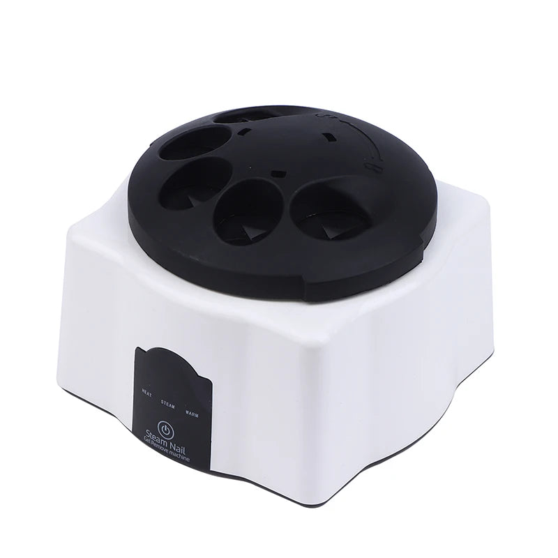 Electric Steam Nail Polish Remover with Listed 36W Power and 12V 3A Rating, PP Body, Silicone Pad, Remover Bowl and Two Covers, Four Plug Options