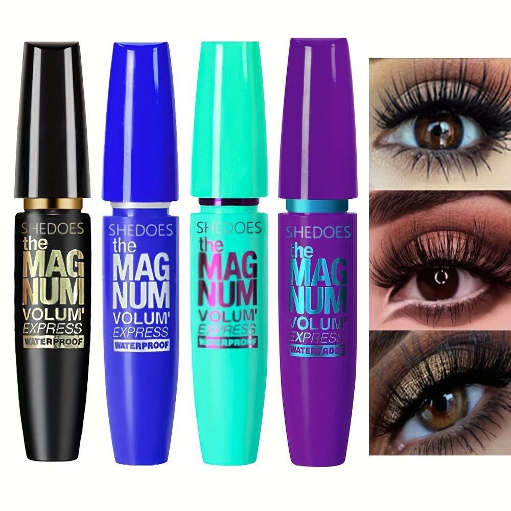 SHEDOES Volume Mascara with Hourglass Brush Wand, Lash Definition and Fuller-Looking Finish for Adult Everyday, Party and Creative Eye Makeup Routines