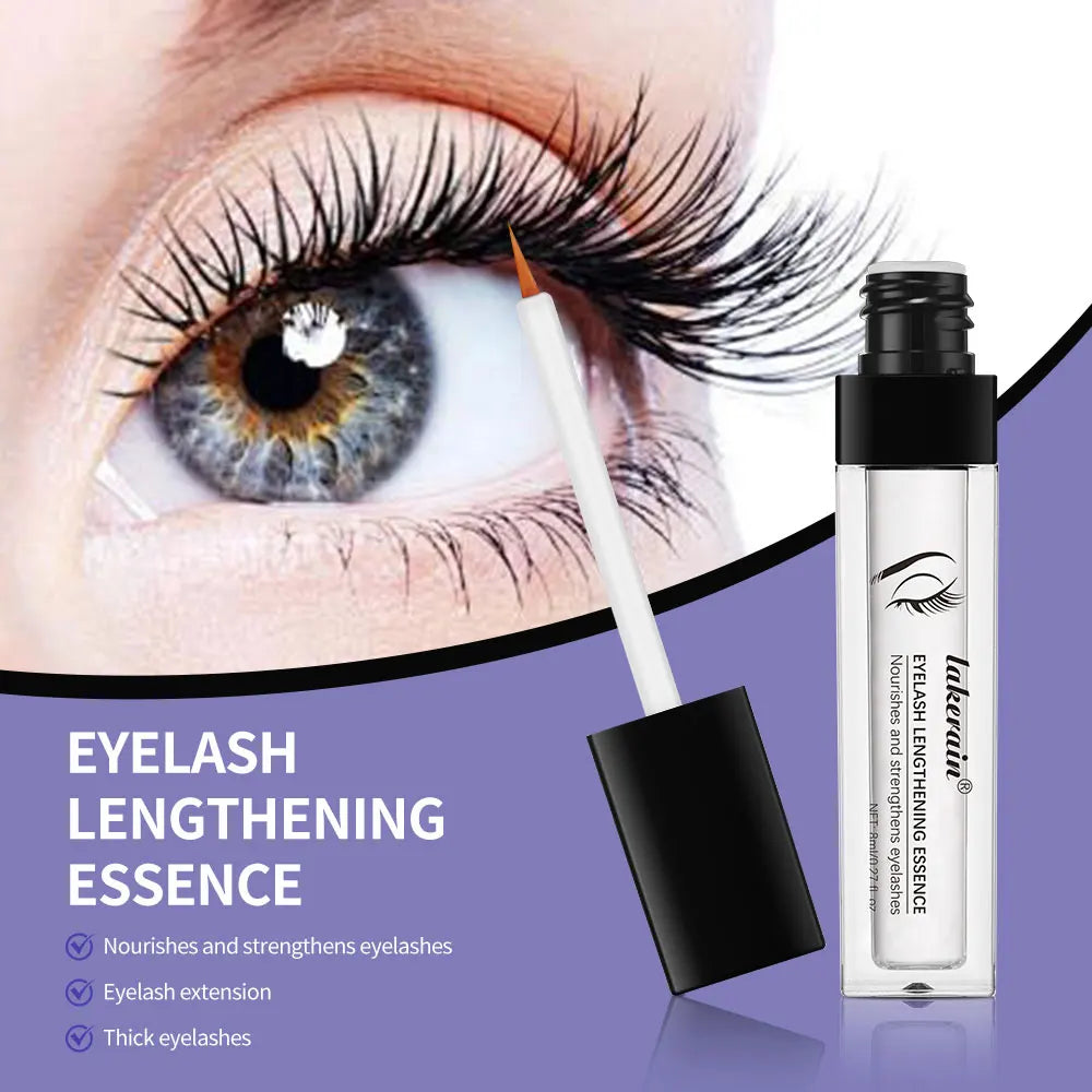 Eyelash Serum and Eyebrow Serum in Listed 8ml Size, Single Lash and Brow Cosmetic Product for Personal Beauty Routines and Everyday Makeup Collections