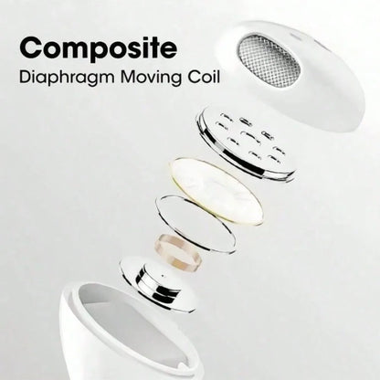Touch Control Bluetooth Earphones with Microphone and Charging Case, TWS Wireless Earbuds in White or Black for Smartphone Music and Hands-Free Calls