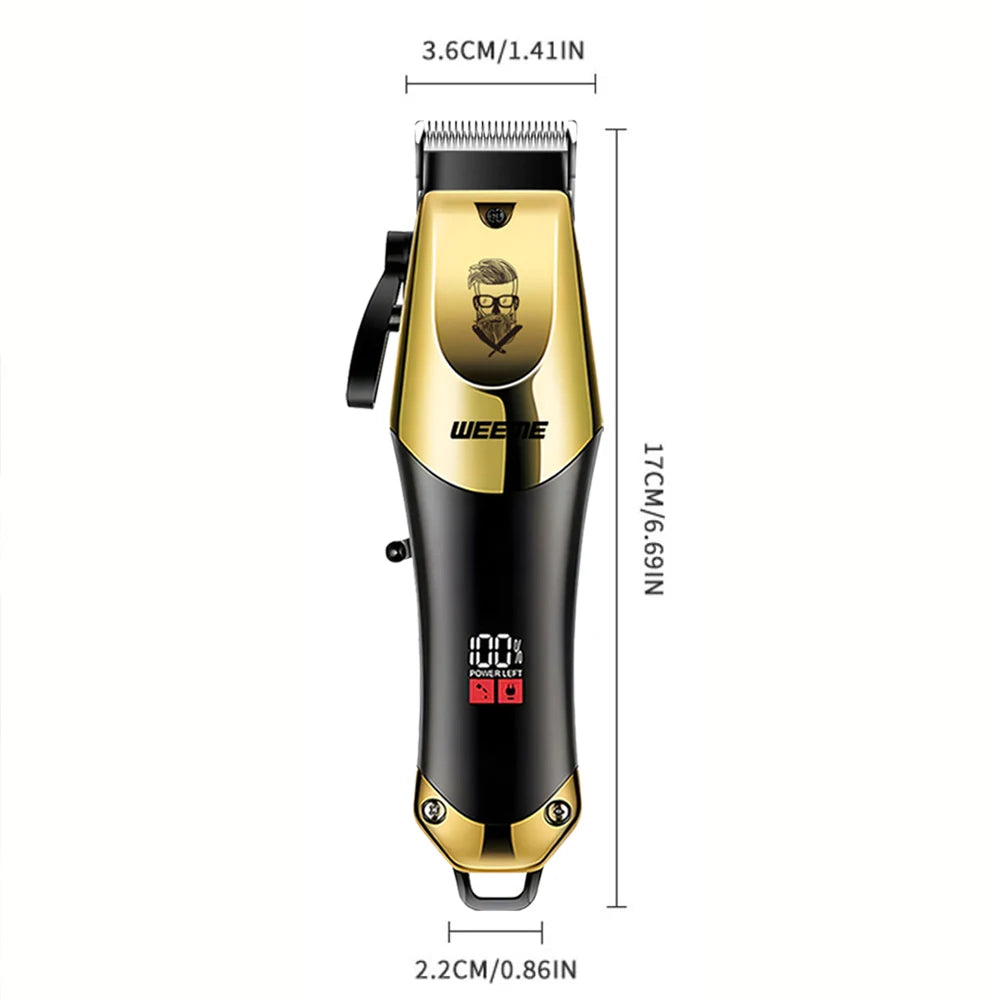 Vintage Rechargeable Hair Trimmer for Men's Hair and Beard Grooming, T9 Listing Reference with Twelve Coded Model Choices for Everyday Personal Care
