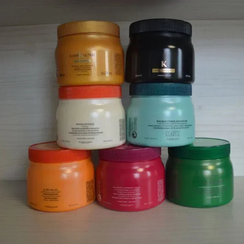 Hair Conditioning Care with Black Diamond, Strong Repair, Nourishing, Softening and Color Care Option Labels for Cosmetic Moisture and Shine Routines