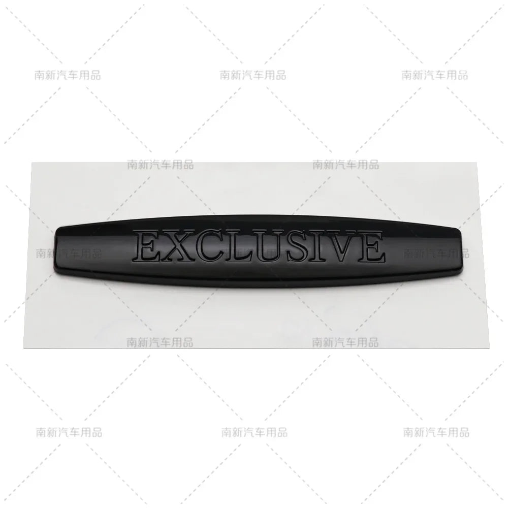 Zinc Alloy Car Badge Emblem with 3D Adhesive Styling for Body, Fender and Trunk, A-R Design Codes with Prime, Night, Grand, Exclusive and Sport Edition References