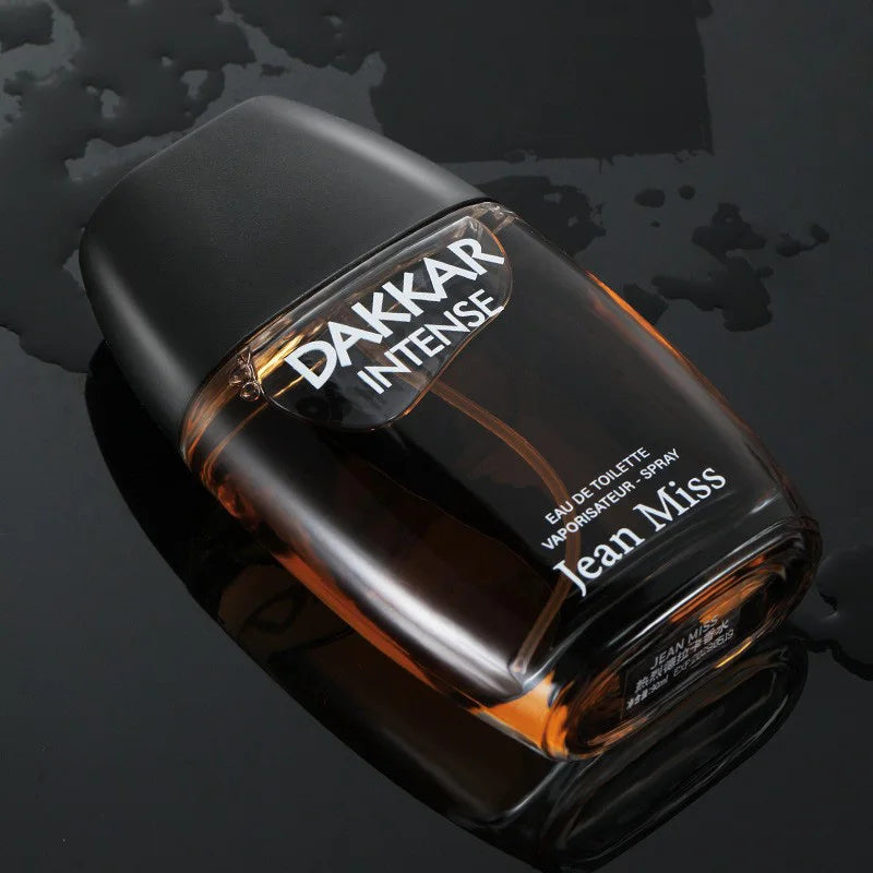 Men's Woody Perfume with Black and Yellow Dhaka 90ml Options, Listed Tea and Sandalwood Profile plus Separate Set and Two-Piece Selection Labels for Fragrance Gifts