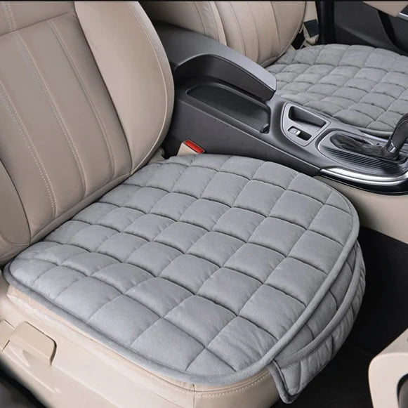 Winter Car Seat Cushion, 50 x 50cm Flocking Cloth Seat Pad with Listed Anti-Slip and Breathable Design in Six Colors for Compatible Vehicle Seats