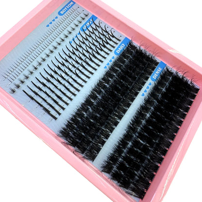 Multi-Row Lash Clusters and Spikes with Manga Style Options, 14, 15, 16 and 30-Row Labels Across 22 Selections for Adult Creative Eye Makeup Looks