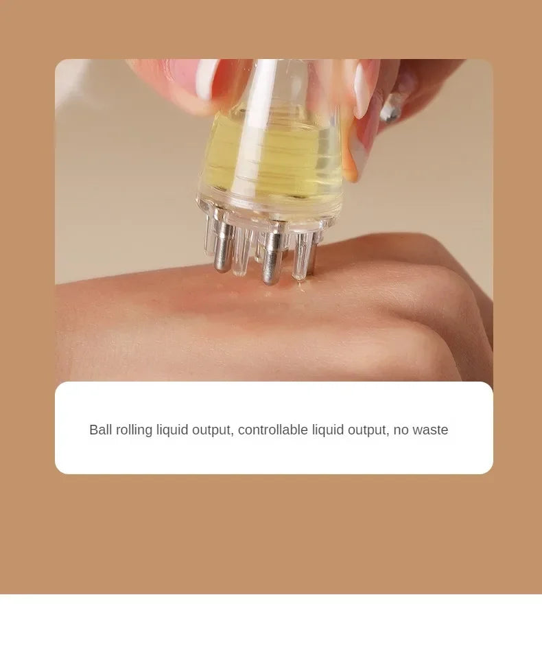Scalp Oil Applicator Comb, Refillable Manual Liquid Dispenser with 6ml and 15ml Color-Labeled Options for Adult Cosmetic Hair and Scalp Care Routines