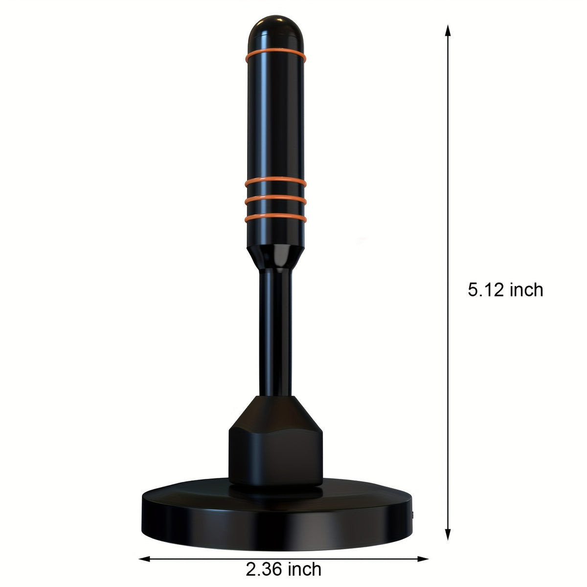 Portable HDTV Antenna with Signal Booster and Listed Built-In Filter, Television Reception Accessory for Compatible Home TV Setups and Flexible Placement