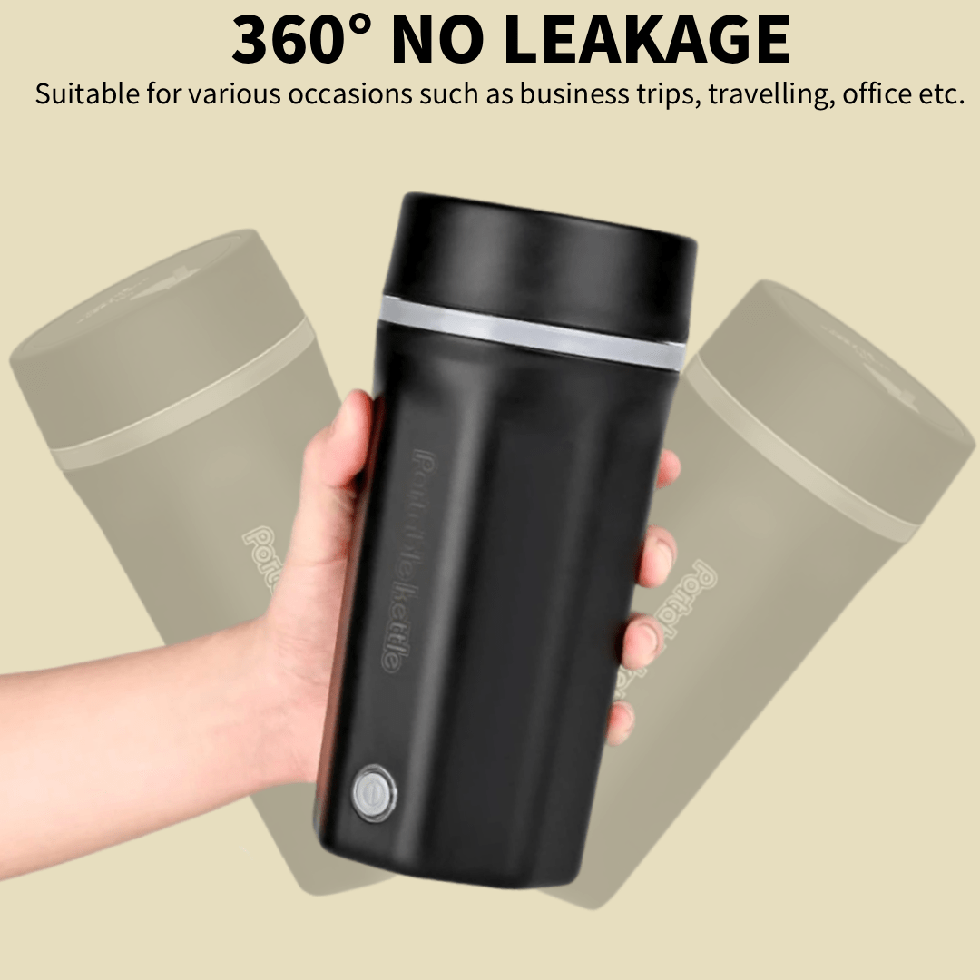 500ml Portable Electric Kettle with 304 Stainless Steel Interior, One-Touch Operation, Listed Auto Shut-Off and Boil-Dry Protection in Six Colors for Small-Batch Hot Water