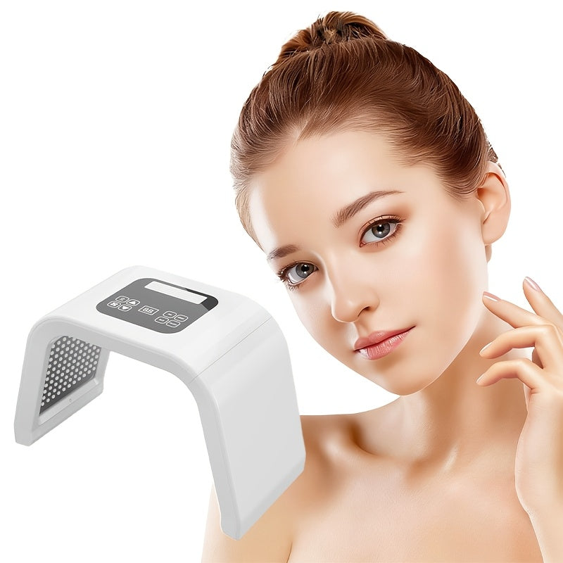 Square or Folding LED Skin-Care Device with Listed Seven-Color Design, Multifunction Beauty Equipment for Instruction-Guided Home Care and Thoughtful Gift Ideas