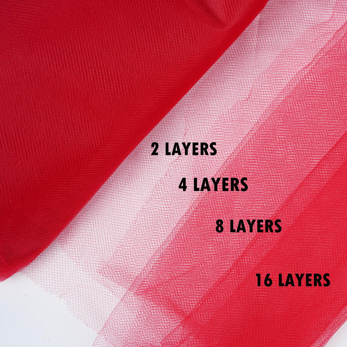 Tulle Fabric Roll with Listed 54-Inch Width and 40-Yard Length, Eighteen Color Options for DIY Tutu Skirts, Wedding Decorations and Creative Craft Projects