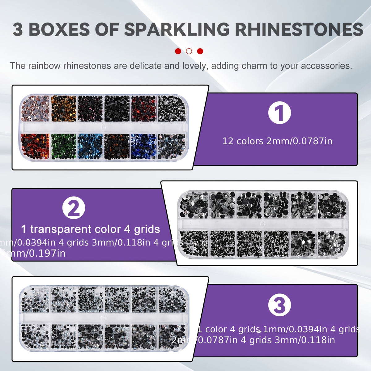 Rhinestone Hotfix Wand for Fabric Crafts, Hot Fix Applicator Tool Kit in Purple or Pink for Compatible Textile Embellishment and DIY Gift Projects