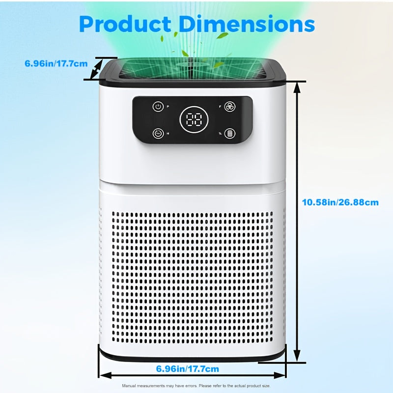 Aromatherapy Air Purifier with Listed Sleep Mode, Small Room Air Cleaner in Black or White with Single or Two-Pack Options for Bedrooms, Offices and Living Rooms