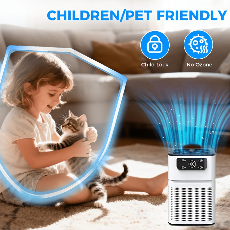 Aromatherapy Air Purifier with Listed Sleep Mode, Small Room Air Cleaner in Black or White with Single or Two-Pack Options for Bedrooms, Offices and Living Rooms