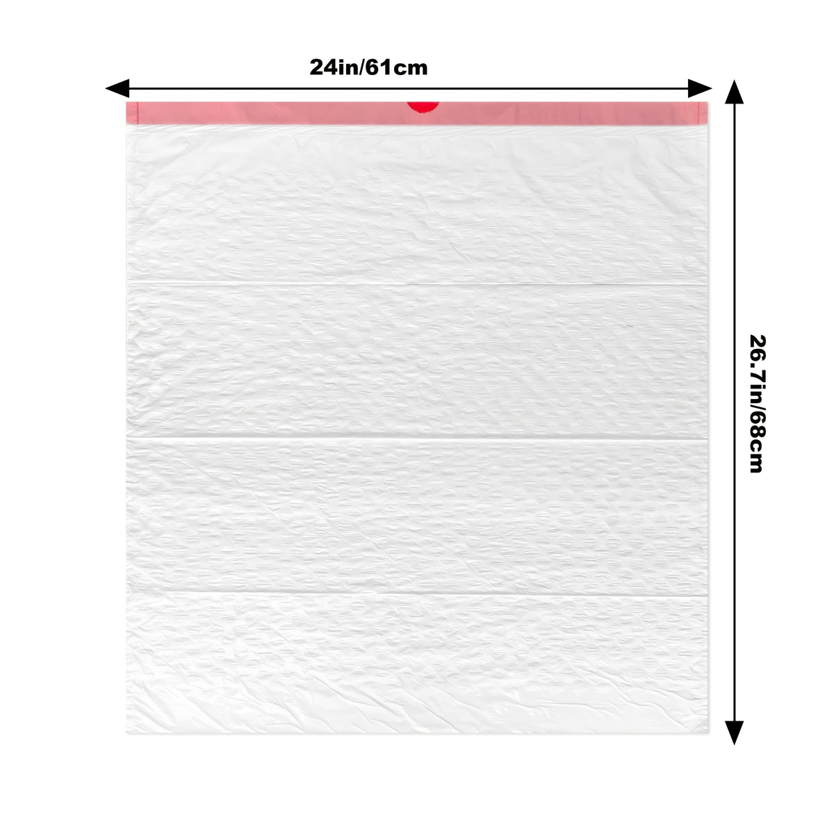 Lemon Scented Drawstring Trash Bags 13 Gallon, White Disposable Kitchen Bin Liners with Boxed Packaging Reference and 20, 55, 110 or 165 Quantity Labels
