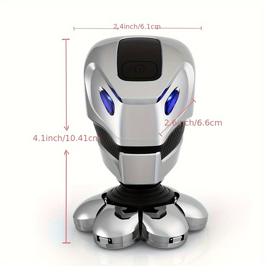 Men's Bald Head Shaver with Listed 7D Rotary Design and Rechargeable Operation, 5-in-1 Grooming Kit, Single-Function, Upgraded 2025 or A+ Options