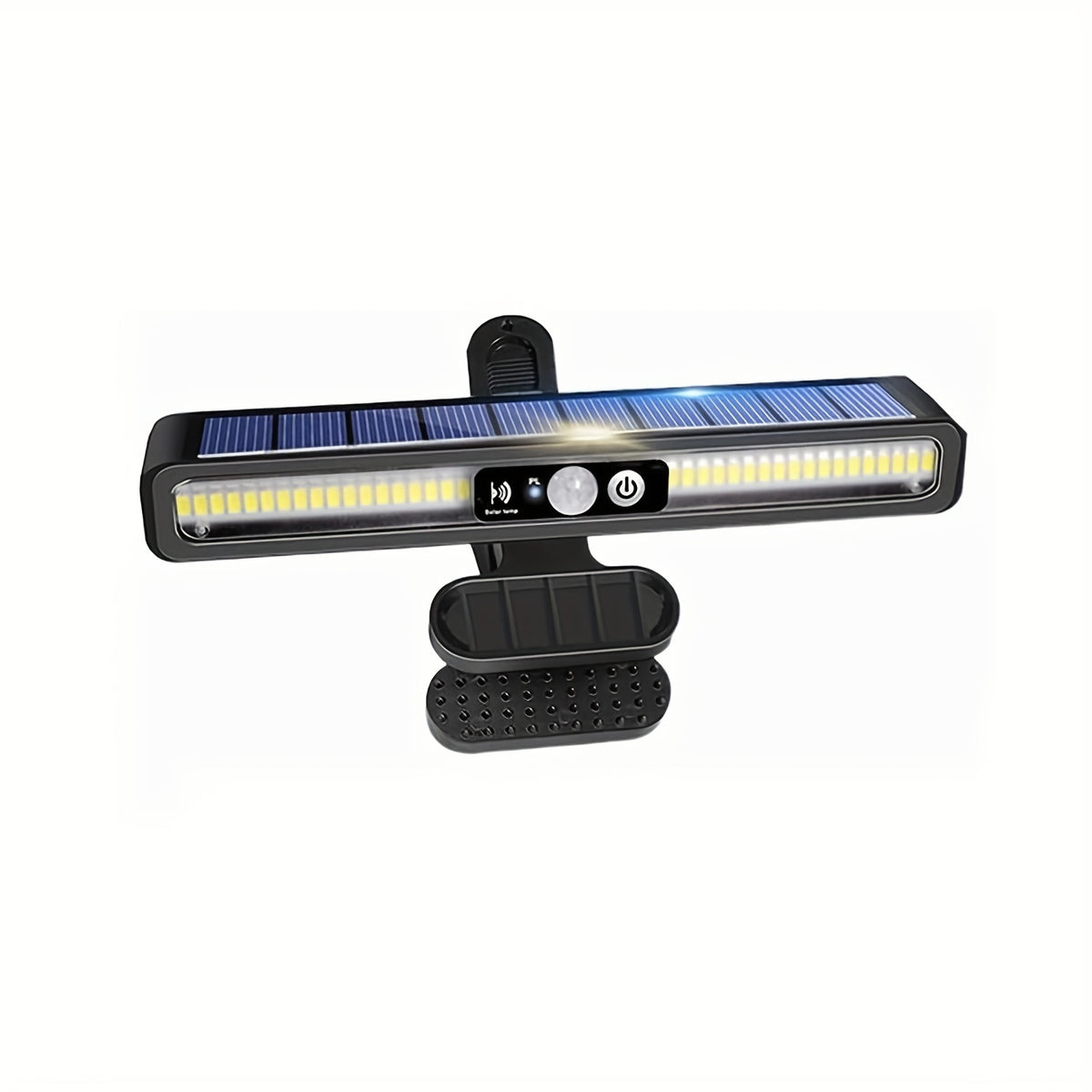 Solar Motion Sensor Light with Clip-On or Wall Mounting and Listed 36 LEDs, One, Two or Four-Pack Options for Outdoor Fence, Courtyard and Camping Lighting