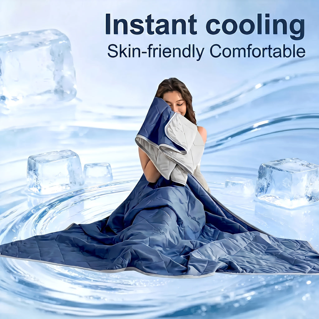 Summer Throw Blanket in Six Colors with 40 x 60, 60 x 80 or 80 x 90 Inch Options, One-Piece Layer for Sofa Lounging, Bed Use, Air-Conditioned Rooms and Travel