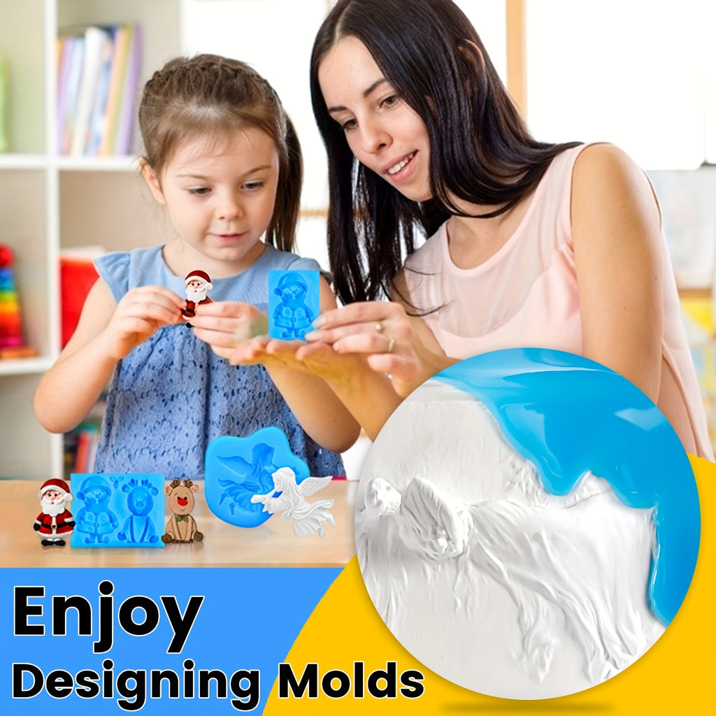 Silicone Mold Making Kit by NASUBI, Liquid Silicone Rubber with Listed 1:1 Weight Mixing Ratio and 35oz or 72oz Options for Compatible Resin, Soap and Candle Craft Molds