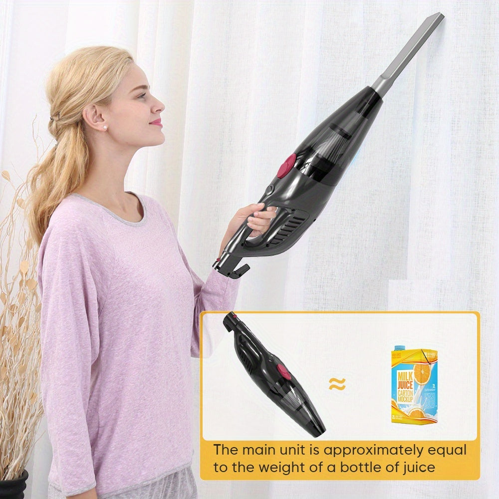 PBHPBH LF-07 Wired Stick Vacuum Cleaner, Can Be Switched to A Handheld Vacuum for Portable Cleaning, 600W Lightweight, 40.58oz Dust Cup, 20Kpa Strong Suction, Suitable for Carpets, Tiles, And Hard Floors, Very Suitable for Cleaning Pet Hair