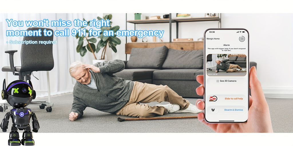 Pet Monitoring Camera 4MP QHD with 360° Panoramic View, Dual-Band WiFi, Night Vision, Two-Way Audio and Motion Alerts for Indoor Dog and Cat Check-Ins