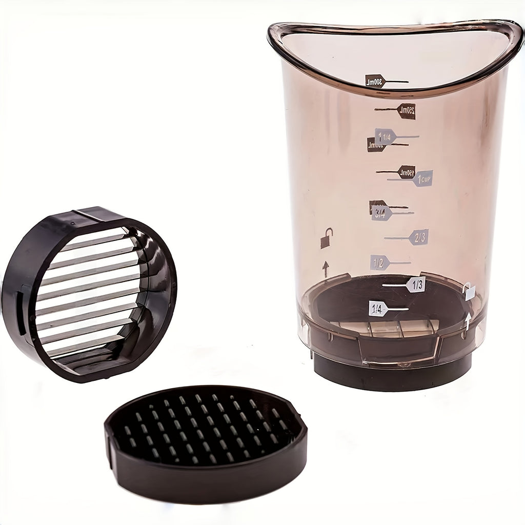 Vegetable Chopper Cup, Cut N CUP Model with Listed Chopping, Dicing and Measuring Functions for Home Salad Ingredients and Stir-Fry Meal Preparation