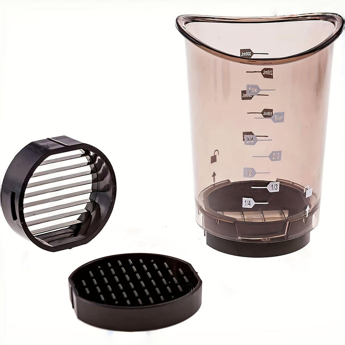 Vegetable Chopper Cup, Cut N CUP Model with Listed Chopping, Dicing and Measuring Functions for Home Salad Ingredients and Stir-Fry Meal Preparation