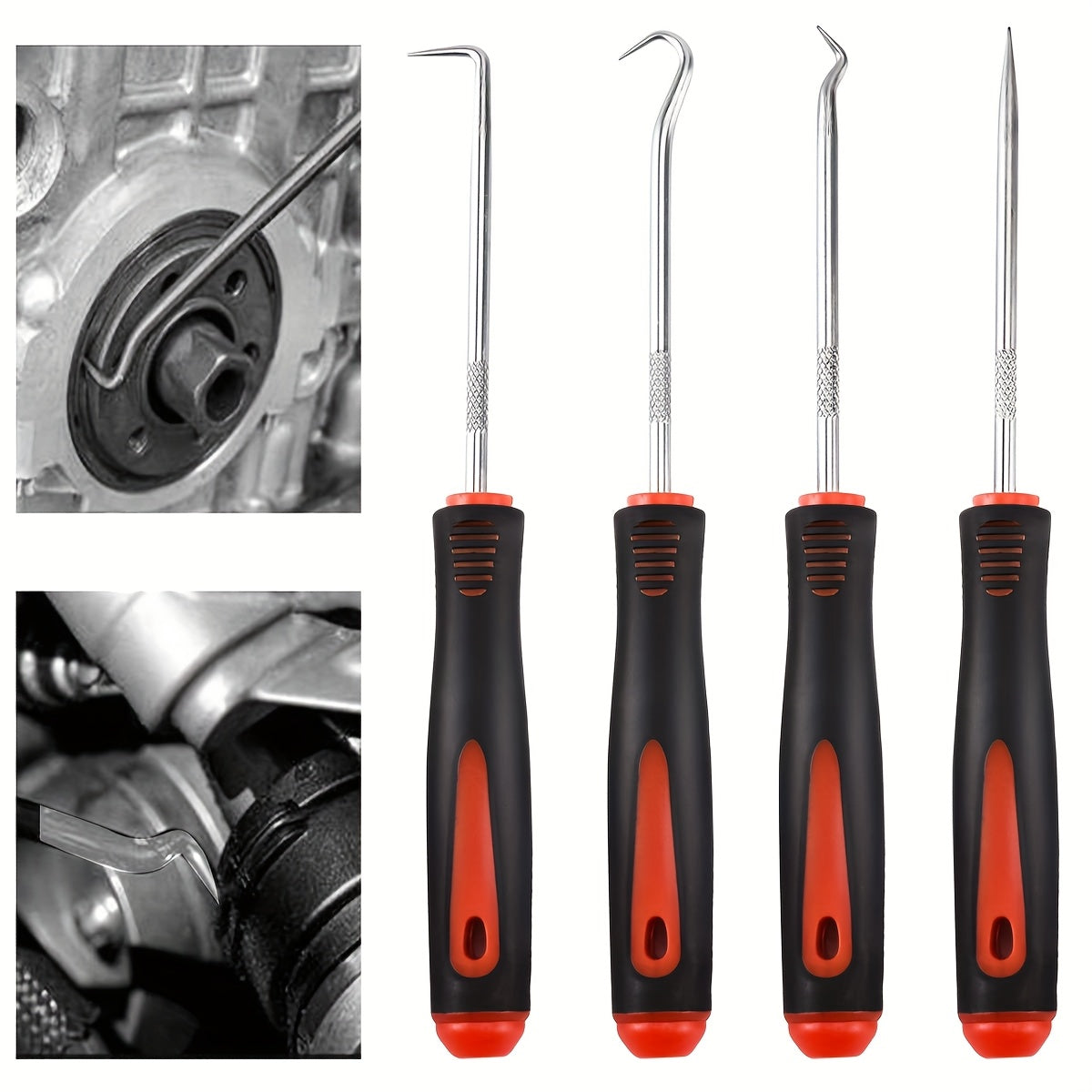 43-Piece Auto Interior Removal Tool Set with Terminal Keys, Pliers, Audio Removal Tools, Hooks, Picks and Film Scrapers for Compatible Car Repair Tasks