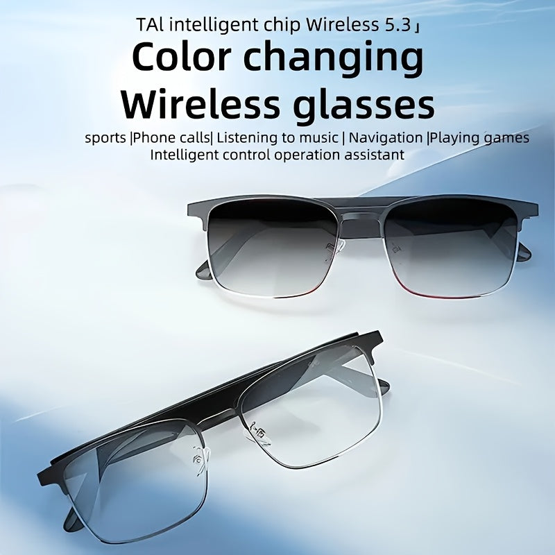 Translation Glasses with 164-Language Support, Photochromic Lens Options, Four AI Interpretation Modes and Meeting Recording for Travel and Business